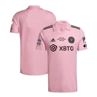 Men's Inter Miami CF Final Edition Home Soccer Short Sleeves Jersey 2023-Leagues Cup Final - worldjerseyshop