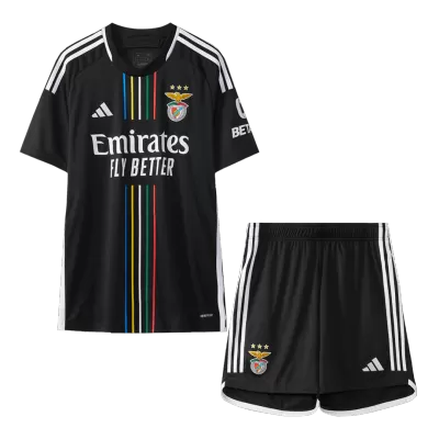 Men Benfica Away Soccer Jersey Kits(Jersey+Shorts) 2023/24 - worldjerseyshop