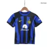 Kids Inter Milan Home Soccer Jersey Kits(Jersey+Shorts) 2023/24 - worldjerseyshop