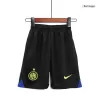 Kids Inter Milan Home Soccer Jersey Kits(Jersey+Shorts) 2023/24 - worldjerseyshop