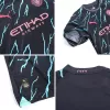 Kids Manchester City Third Away Soccer Jersey Kits(Jersey+Shorts) 2023/24 - worldjerseyshop