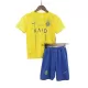 Kids Al Nassr Whole Kits Home Soccer Kit (Jersey+Shorts+Sock） 2023/24 - worldjerseyshop