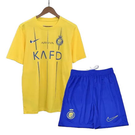 Men's Al Nassr Home Soccer Kit(Jersey+Shorts) 2023/24 - worldjerseyshop