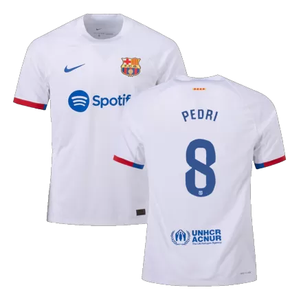Men's Barcelona PEDRI #8 Away Player Version Soccer Jersey 2023/24 - worldjerseyshop
