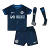 Kids's Chelsea Away Soccer Whole Kits(Jerseys+Shorts+Socks) 2023/24 - worldjerseyshop