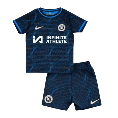 Kids Chelsea Away Soccer Jersey Kits(Jersey+Shorts) 2023/24 - worldjerseyshop