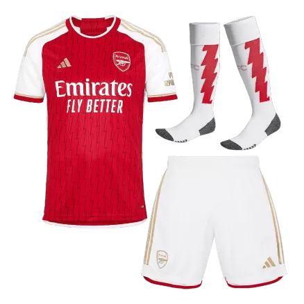 Kids Arsenal Whole Kits Home Soccer Kit (Jersey+Shorts+Sock） 2023/24 - worldjerseyshop