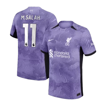 Men's Liverpool M.SALAH #11 Third Away Player Version Soccer Jersey 2023/24 - worldjerseyshop