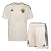 Kids Roma Away Soccer Jersey Kits(Jersey+Shorts) 2023/24 - worldjerseyshop