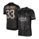 Men's PSG ZAÏRE-EMERY #33 Third Away Soccer Short Sleeves Jersey 2023/24 - worldjerseyshop