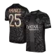Men's PSG N.MENDES #25 Third Away Soccer Short Sleeves Jersey 2023/24 - worldjerseyshop