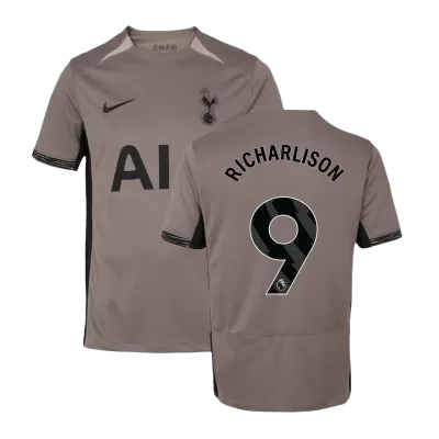 Men's Tottenham Hotspur RICHARLISON #9 Third Away Soccer Short Sleeves Jersey 2023/24 - worldjerseyshop