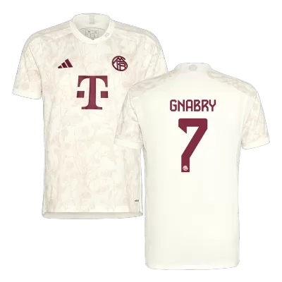 Men's Bayern Munich GNABRY #7 Third Away Soccer Short Sleeves Jersey 2023/24 - worldjerseyshop