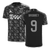 Men's Ajax BROBBEY #9 Third Away Soccer Short Sleeves Jersey 2023/24 - worldjerseyshop