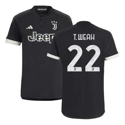 Men's Juventus T.WEAH #22 Third Away Soccer Short Sleeves Jersey 2023/24 - worldjerseyshop