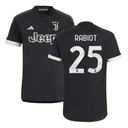Men's Juventus RABIOT #25 Third Away Soccer Short Sleeves Jersey 2023/24 - worldjerseyshop