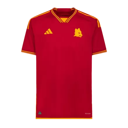 Men's Roma Home Player Version Soccer Jersey 2023/24 - worldjerseyshop