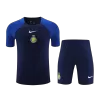 Men's Al Nassr Pre-Match Soccer Jersey Kit(Jersey+Shorts) 2023/24 - worldjerseyshop