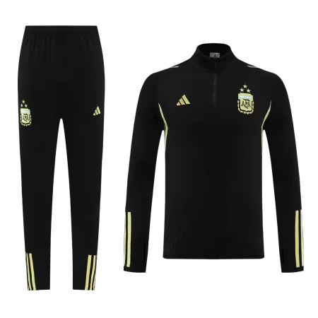 Men's Argentina Tracksuit Zipper Sweat Shirt Soccer Kit (Top+Trousers) 2023/24 - worldjerseyshop