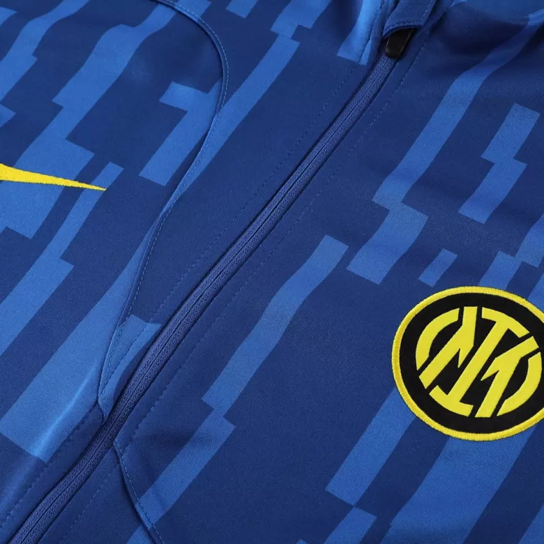 Men's Inter Milan Tracksuit Soccer Kit (Top+Trousers) 2023/24 - worldjerseyshop