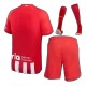 Men's Atletico Madrid Home Soccer Whole Kits(Jerseys+Shorts+Socks) 2023/24 - worldjerseyshop