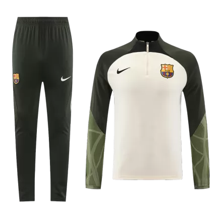 Men's Barcelona Tracksuit Zipper Sweat Shirt Soccer Kit (Top+Trousers) 2023/24 - worldjerseyshop