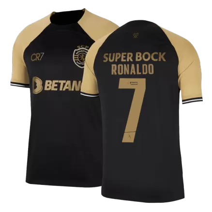 Men's Sporting CP Ronaldo #7 Third Away Soccer Short Sleeves Jersey 2023/24 - worldjerseyshop