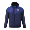 Men's Barcelona Windbreaker Hoodie Jacket 2023/24 - worldjerseyshop