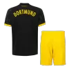 Kids Borussia Dortmund Away Soccer Jersey Kits(Jersey+Shorts) 2023/24 - worldjerseyshop