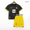 Kids Borussia Dortmund Away Soccer Jersey Kits(Jersey+Shorts) 2023/24 - worldjerseyshop