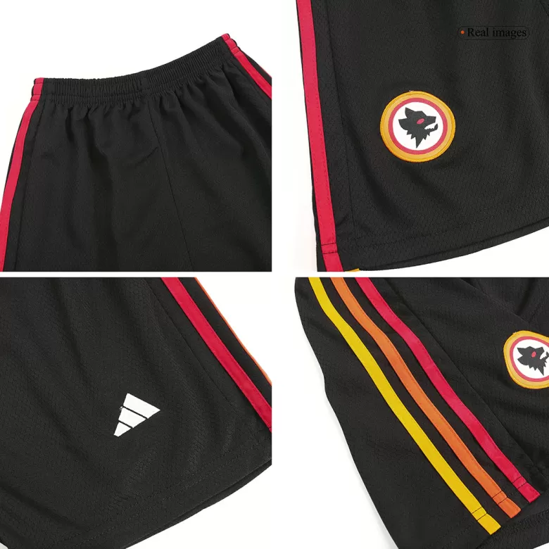 Kids Roma Third Away Soccer Jersey Kits(Jersey+Shorts) 2023/24 - worldjerseyshop