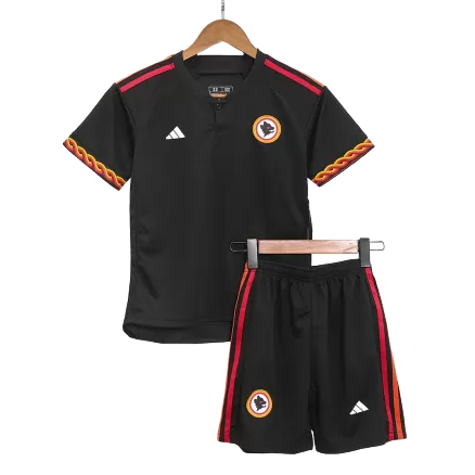 Kids Roma Third Away Soccer Jersey Kits(Jersey+Shorts) 2023/24 - worldjerseyshop