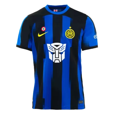 Men's Inter Milan Home Soccer Short Sleeves Jersey 2023/24 - worldjerseyshop