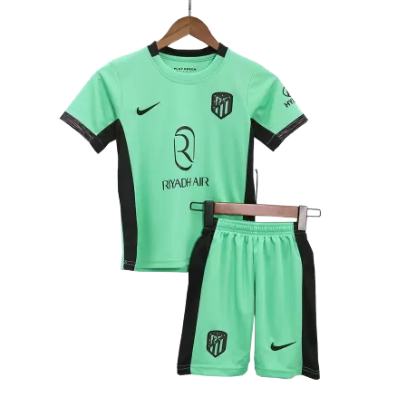 Kids Atletico Madrid Third Away Soccer Jersey Kits(Jersey+Shorts) 2023/24 - worldjerseyshop