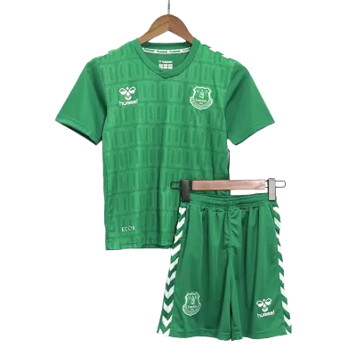 Kids Everton Goalkeeper Soccer Jersey Kits(Jersey+Shorts) 2023/24 - worldjerseyshop