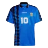 Men's Argentina #10 Retro Away Soccer Jersey 1994 - worldjerseyshop