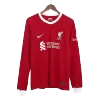 Men's Liverpool Home Soccer Long Sleeves Jersey 2023/24 - worldjerseyshop