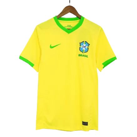 Men's Brazil World Cup  Home Soccer Short Sleeves Jersey 2023 - worldjerseyshop