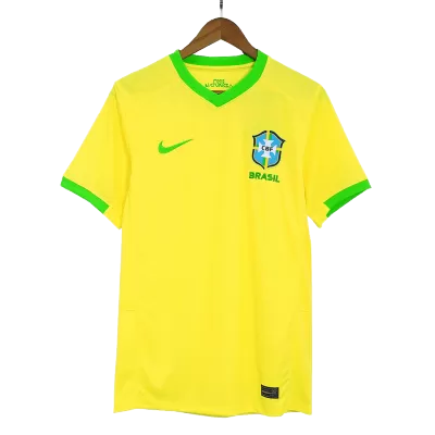 Men's Brazil World Cup  Home Soccer Short Sleeves Jersey 2023 - worldjerseyshop