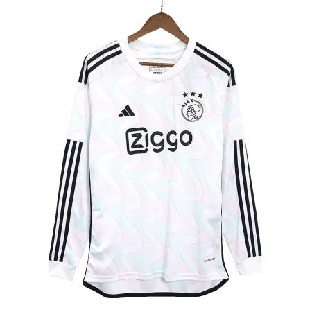 Men's Ajax Away Soccer Short Sleeves Jersey Long Sleeve 2023/24 - worldjerseyshop
