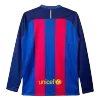 Men's Barcelona Retro Home Soccer Long Sleeves Jersey 2016/17 - worldjerseyshop