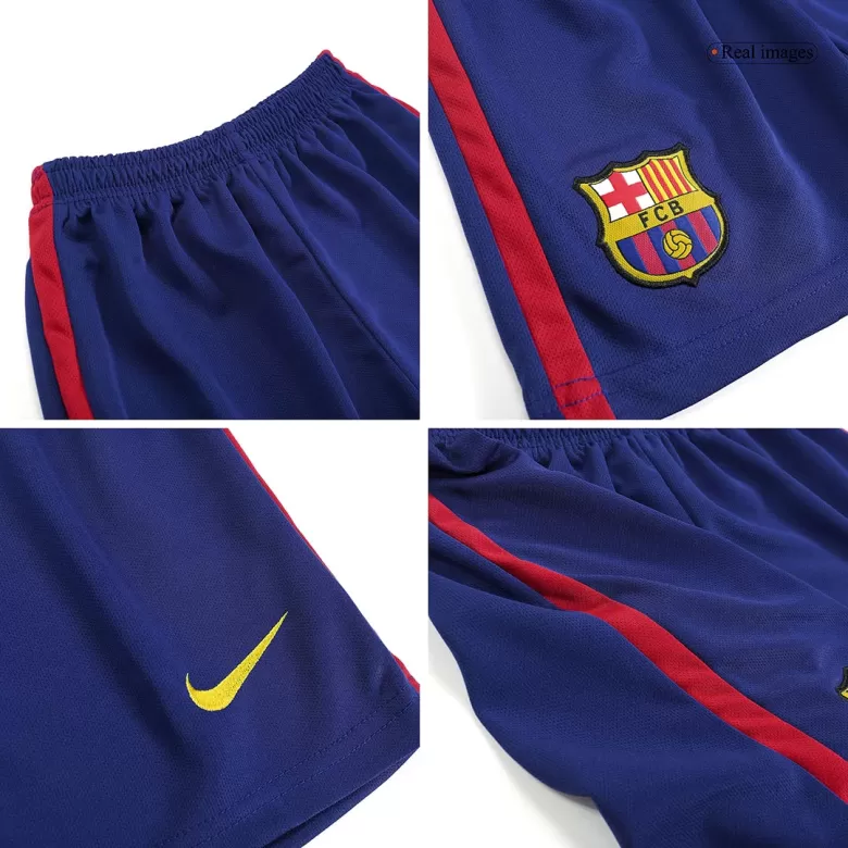 Kids Barcelona Home Soccer Jersey Kits(Jersey+Shorts) 2014/15 - worldjerseyshop
