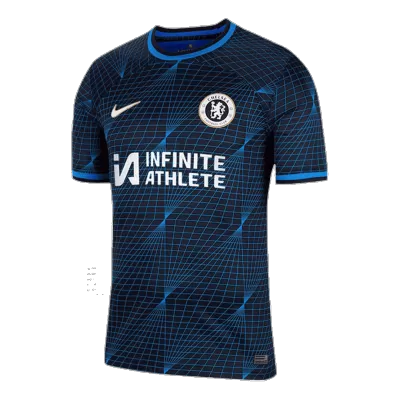 Men's Chelsea Away Soccer Short Sleeves Jersey 2023/24 - worldjerseyshop