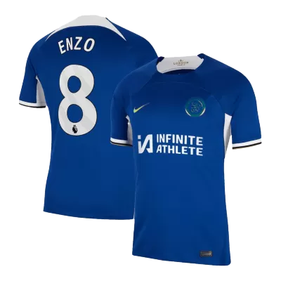 Men's Chelsea ENZO #8 Home Soccer Short Sleeves Jersey 2023/24 - worldjerseyshop