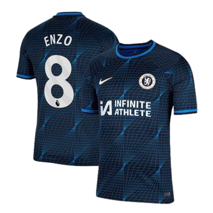 Men's Chelsea ENZO #8 Away Soccer Short Sleeves Jersey 2023/24 - worldjerseyshop
