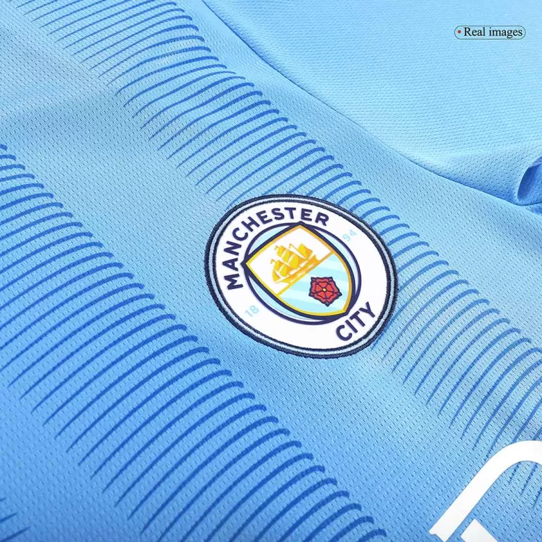 Men's Manchester City Home Soccer Short Sleeves Jersey 2023/24 - worldjerseyshop