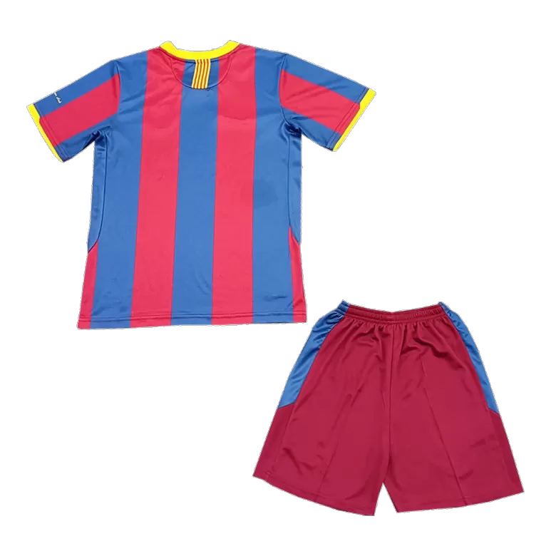 Kids Barcelona Home Soccer Jersey Kits(Jersey+Shorts) 2010/11 - worldjerseyshop