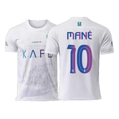 Men's Al Nassr MANÉ #10 Third Away Soccer Short Sleeves Jersey 2023/24 - worldjerseyshop