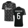 Men's Ajax HENDERSON #6 Third Away Soccer Short Sleeves Jersey 2023/24 - worldjerseyshop