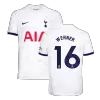 Men's Tottenham Hotspur WERNER #16 Home Soccer Short Sleeves Jersey 2023/24 - worldjerseyshop